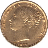 1877 GOLD SOVEREIGN ( EF ) SYDNEY MINT 2 - SOVEREIGN - Cambridgeshire Coins