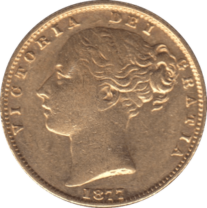 1877 GOLD SOVEREIGN ( EF ) SYDNEY MINT 5 - SOVEREIGN - Cambridgeshire Coins