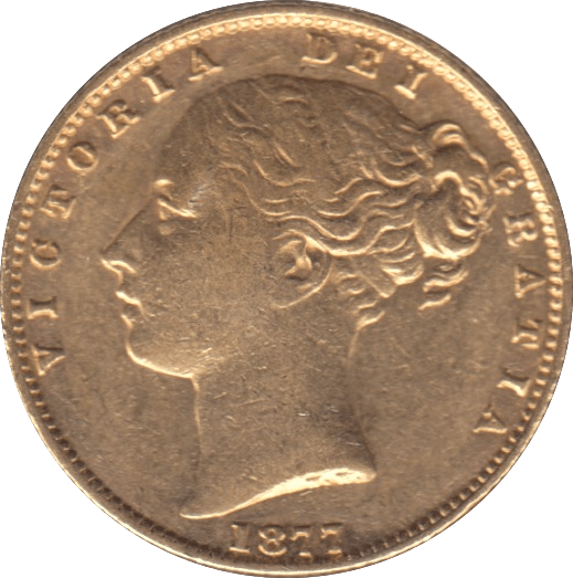 1877 GOLD SOVEREIGN ( EF ) SYDNEY MINT 5 - SOVEREIGN - Cambridgeshire Coins