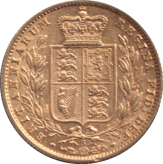 1877 GOLD SOVEREIGN ( EF ) SYDNEY MINT - SOVEREIGN - Cambridgeshire Coins