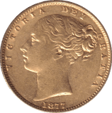 1877 GOLD SOVEREIGN ( EF ) SYDNEY MINT - SOVEREIGN - Cambridgeshire Coins
