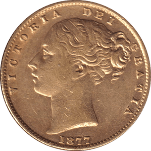1877 GOLD SOVEREIGN ( GVF ) - SOVEREIGN - Cambridgeshire Coins