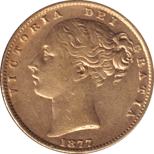1877 GOLD SOVEREIGN ( GVF ) - SOVEREIGN - Cambridgeshire Coins