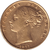 1877 GOLD SOVEREIGN ( GVF ) - SOVEREIGN - Cambridgeshire Coins