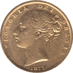 1877 GOLD SOVEREIGN ( GVF ) SYDNEY MINT 3 - SOVEREIGN - Cambridgeshire Coins