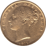 1877 GOLD SOVEREIGN ( GVF ) SYDNEY MINT 3 - SOVEREIGN - Cambridgeshire Coins