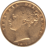 1877 GOLD SOVEREIGN ( GVF ) SYDNEY MINT 5 - SOVEREIGN - Cambridgeshire Coins