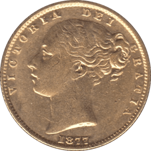 1877 GOLD SOVEREIGN ( GVF ) SYDNEY MINT 6 - SOVEREIGN - Cambridgeshire Coins