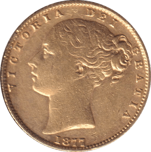 1877 GOLD SOVEREIGN ( GVF ) SYDNEY MINT - SOVEREIGN - Cambridgeshire Coins