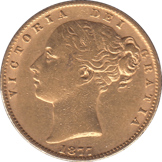 1877 GOLD SOVEREIGN ( GVF ) SYDNEY MINT - SOVEREIGN - Cambridgeshire Coins