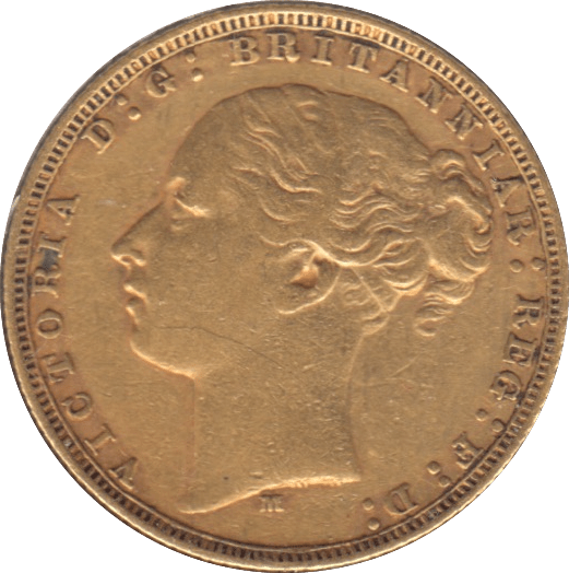 1877 GOLD SOVEREIGN ( VF ) MELBOURNE MINT - SOVEREIGN - Cambridgeshire Coins