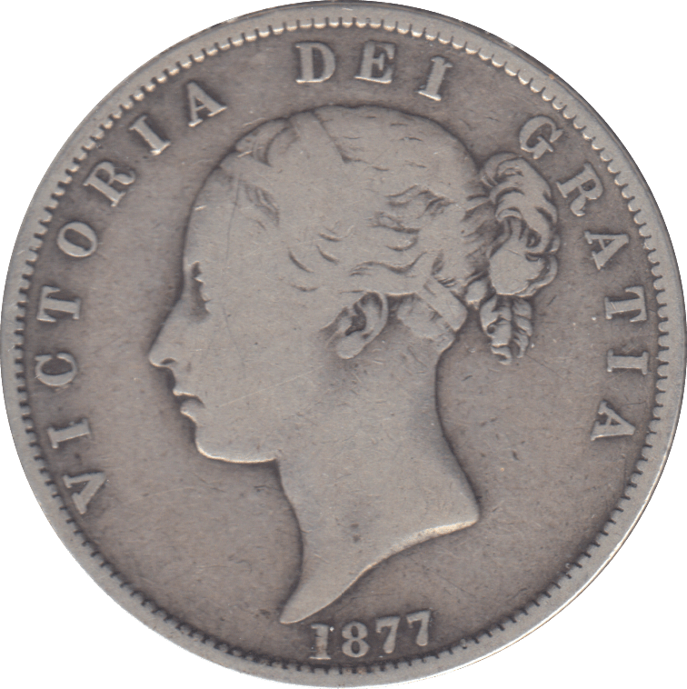 1877 HALFCROWN ( F ) - HALFCROWN - Cambridgeshire Coins