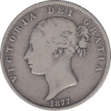 1877 HALFCROWN ( F ) - HALFCROWN - Cambridgeshire Coins