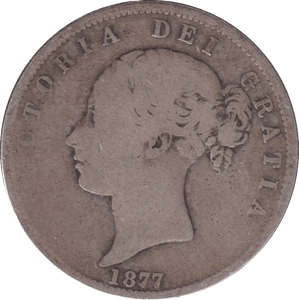 1877 HALFCROWN ( FINE ) - HALFCROWN - Cambridgeshire Coins