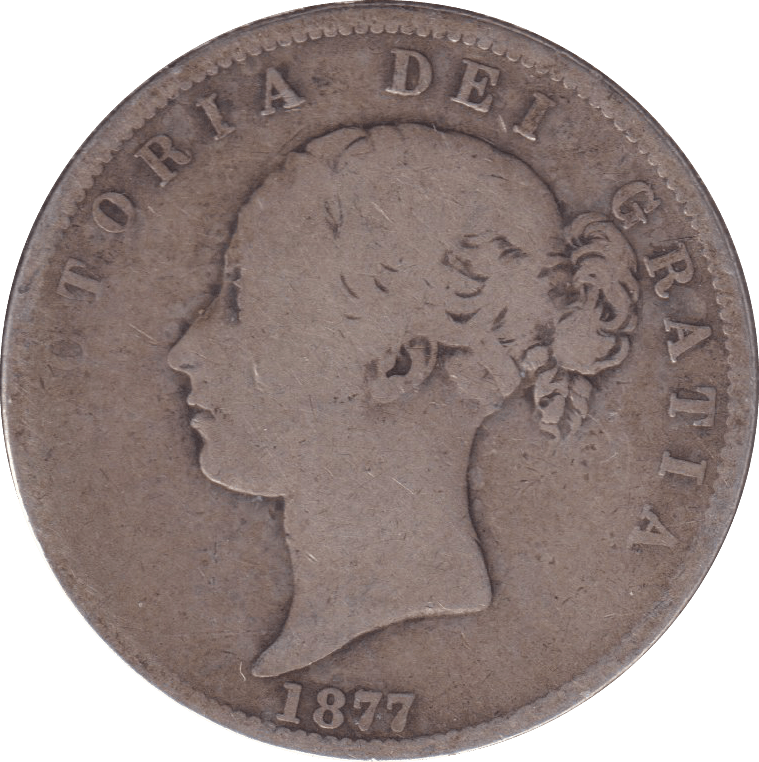 1877 HALFCROWN ( FINE ) - HALFCROWN - Cambridgeshire Coins