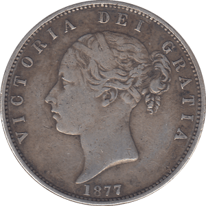 1877 HALFCROWN ( GF ) - HALFCROWN - Cambridgeshire Coins