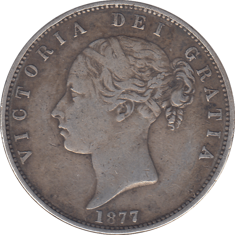 1877 HALFCROWN ( GF ) - HALFCROWN - Cambridgeshire Coins