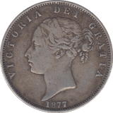 1877 HALFCROWN ( GF ) - HALFCROWN - Cambridgeshire Coins