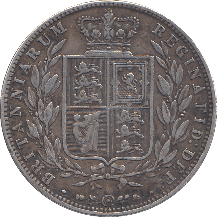 1877 HALFCROWN ( GF ) - HALFCROWN - Cambridgeshire Coins
