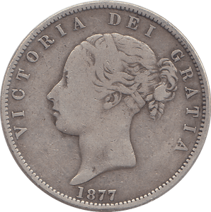 1877 HALFCROWN ( GF ) - HALFCROWN - Cambridgeshire Coins