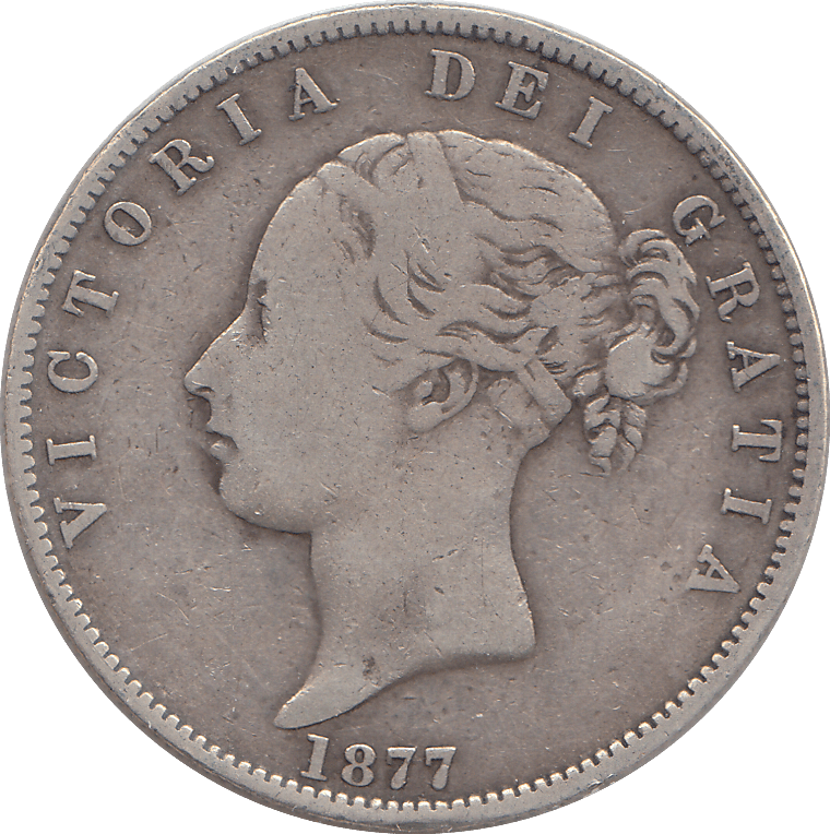 1877 HALFCROWN ( GF ) - HALFCROWN - Cambridgeshire Coins