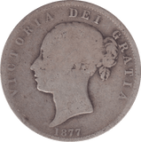 1877 HALFCROWN ( NF ) - Halfcrown - Cambridgeshire Coins