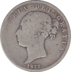 1877 HALFCROWN ( NF ) - HALFCROWN - Cambridgeshire Coins