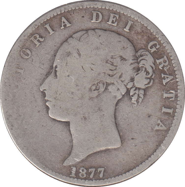 1877 HALFCROWN ( NF ) - HALFCROWN - Cambridgeshire Coins