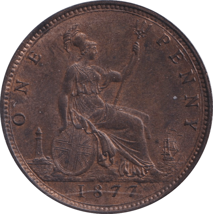 1877 PENNY ( BU ) - PENNY - Cambridgeshire Coins