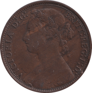 1877 PENNY ( GVF ) - PENNY - Cambridgeshire Coins