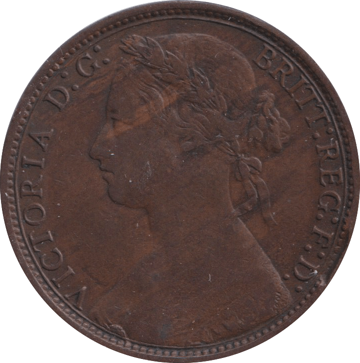 1877 PENNY ( GVF ) - PENNY - Cambridgeshire Coins
