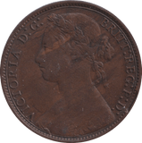 1877 PENNY ( GVF ) - PENNY - Cambridgeshire Coins