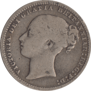 1877 SHILLING DIE 9 ( FINE ) - SHILLING - Cambridgeshire Coins