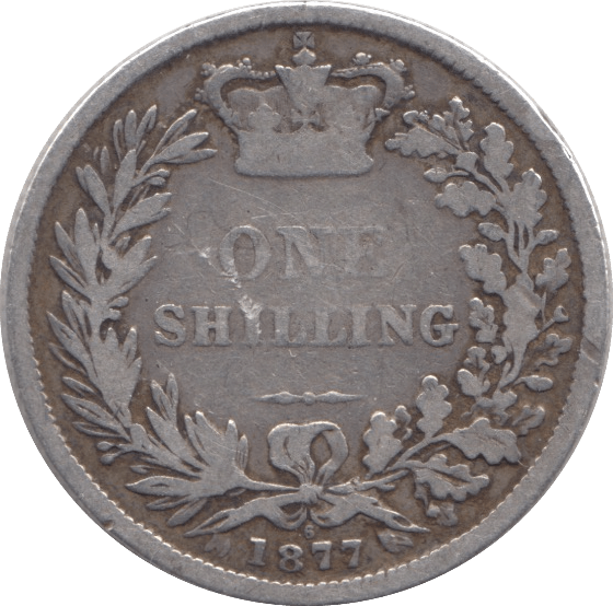 1877 SHILLING ( FAIR ) DIE 6 - Shilling - Cambridgeshire Coins