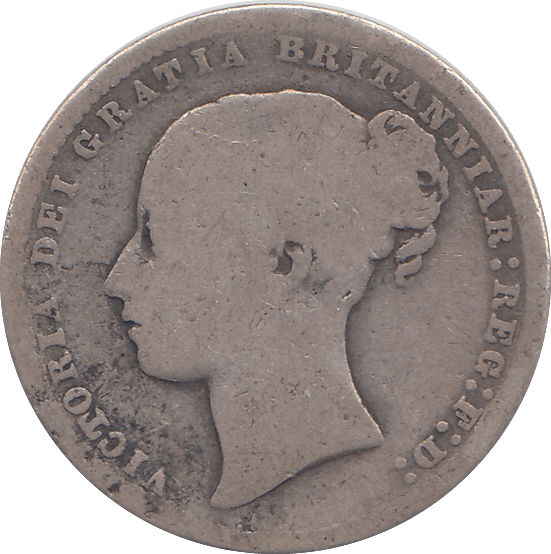 1877 SHILLING ( FAIR ) - SHILLING - Cambridgeshire Coins