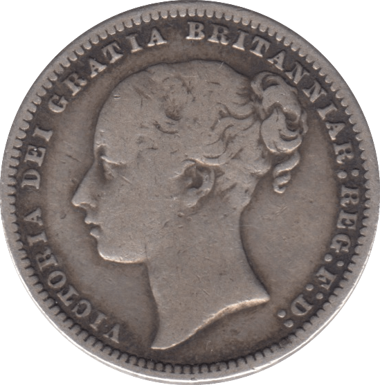 1877 SHILLING ( FINE ) DIE 10 - SHILLING - Cambridgeshire Coins