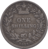 1877 SHILLING ( FINE ) - SHILLING - Cambridgeshire Coins