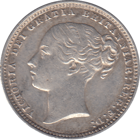 1877 SHILLING ( GVF ) - SHILLING - Cambridgeshire Coins