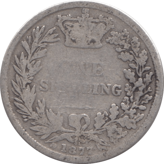 1877 SHILLING ( NF ) DIE 41 - Shilling - Cambridgeshire Coins