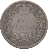 1877 SHILLING ( NF ) - SHILLING - Cambridgeshire Coins
