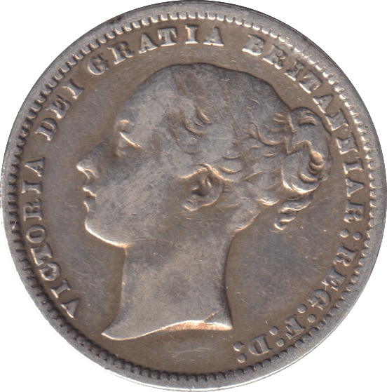 1877 SHILLING ( NF ) - SHILLING - Cambridgeshire Coins