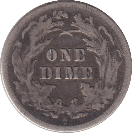 1877 SILVER ONE DIME USA - SILVER WORLD COINS - Cambridgeshire Coins