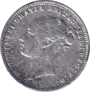 1877 SIXPENCE ( GF ) - SIXPENCE - Cambridgeshire Coins