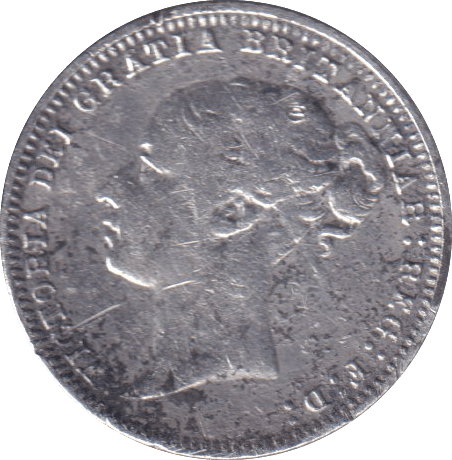 1877 SIXPENCE ( GF ) - SIXPENCE - Cambridgeshire Coins