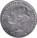 1877 SIXPENCE ( GF ) - SIXPENCE - Cambridgeshire Coins