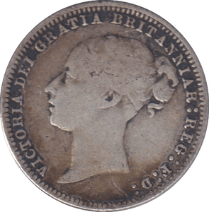 1877 SIXPENCE ( GF ) - SIXPENCE - Cambridgeshire Coins