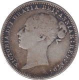 1877 SIXPENCE ( GF ) - SIXPENCE - Cambridgeshire Coins