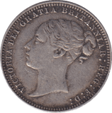 1877 SIXPENCE ( GVF ) - SIXPENCE - Cambridgeshire Coins