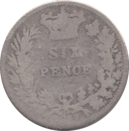 1877 SIXPENCE ( NF ) - SIXPENCE - Cambridgeshire Coins