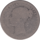 1877 SIXPENCE ( NF ) - SIXPENCE - Cambridgeshire Coins